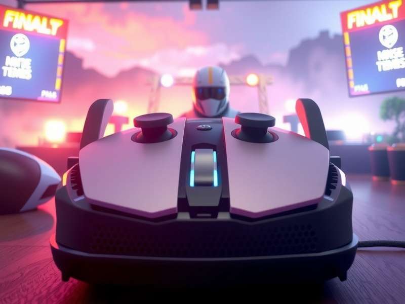 PS5 with mouse and keyboard setup for The Finals game