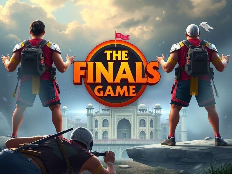 The Finals gameplay screenshot on Steam showing intense team fight and destruction