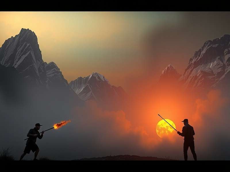 The Finals intense team battle on Steam PC showing environmental destruction