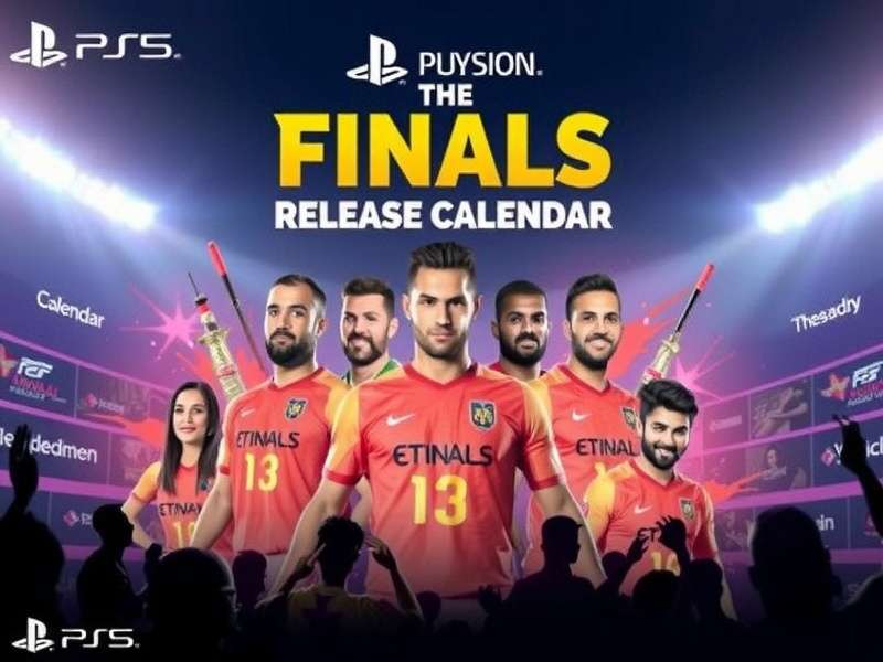 The Finals Game PS5 Release Calendar Visual Timeline