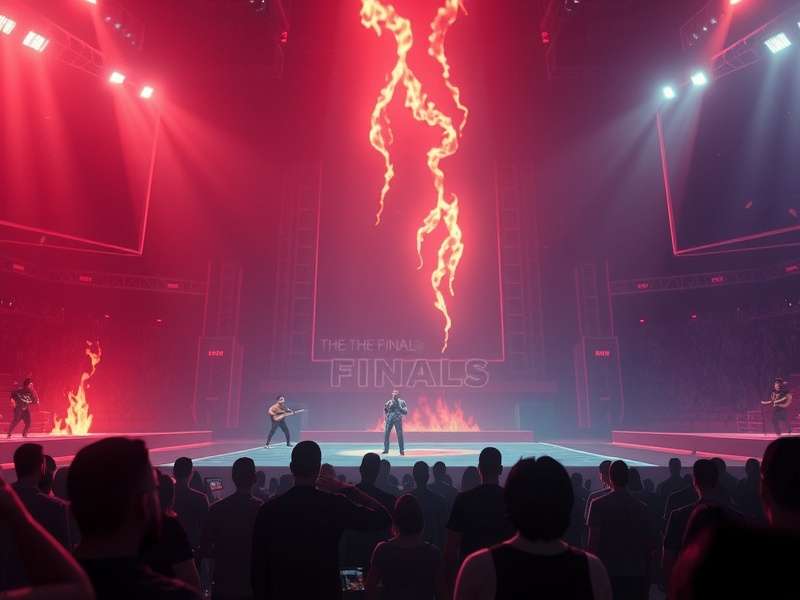 Xbox One controller with The Finals gameplay on screen