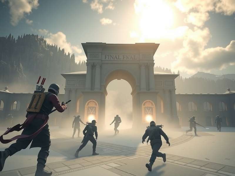 The Finals gameplay on Xbox Series S showcasing destructible environment