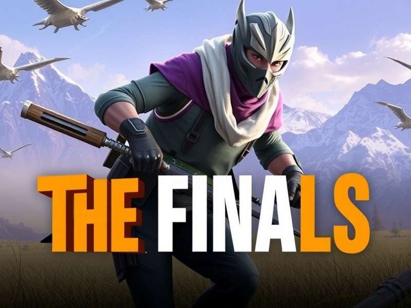 In-game screenshot showing The Finals patch notes overlay with updated weapon stats