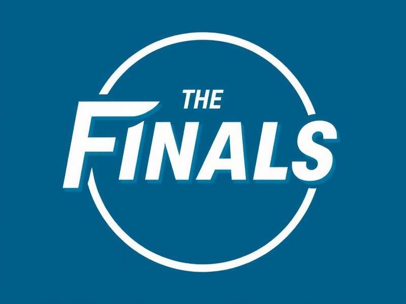 Timeline showing the evolution of The Finals logo from early concept to final version