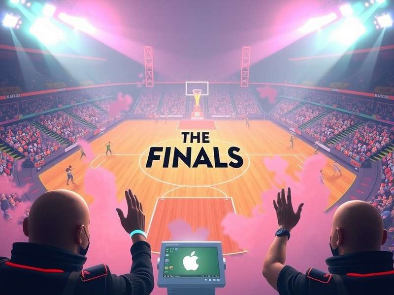 The Finals gameplay screenshot showing intense action in a destructible arena