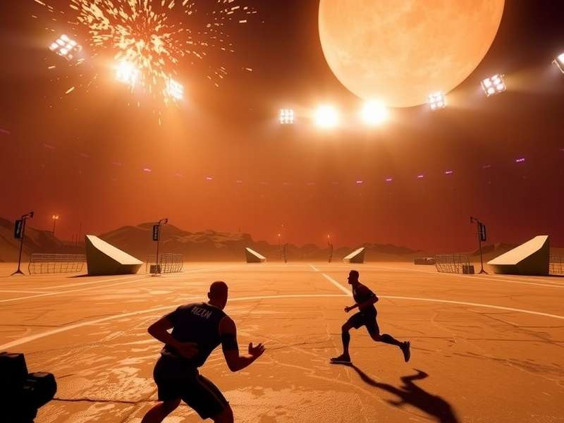 The Finals Game Xbox One – Arena combat action screenshot with dynamic destruction